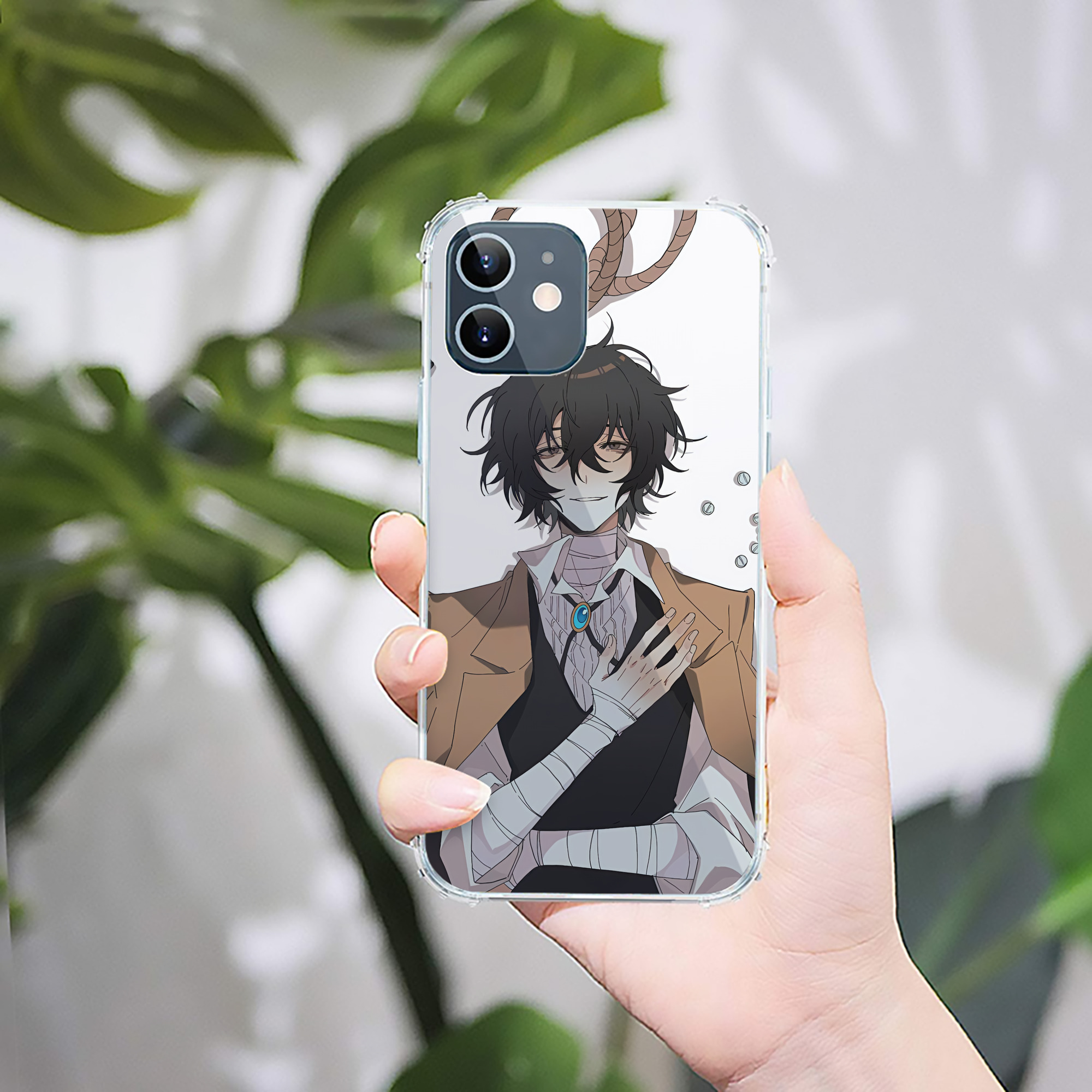 （画像用） 文豪ストレイドッグス Bungo Stray Dogs 【iPhone 12シリーズ対応】透明スマホケース（クリアソフトケース）